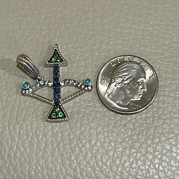 Judith Ripka Sagittarius ♐️ Enhancer - Sterling Silver Turquoise Multi Gemstone - Picture 7 of 7